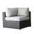 Minnesota Wicker Sectional Corner - Brown