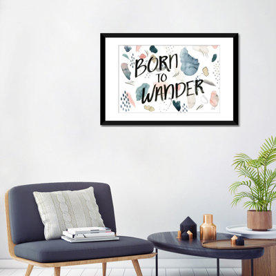 «April Showers Inspiration VI» par Laura Marshall, reproduction d'art textuel