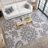 Cream Transitional Floral Area Rug-27337143