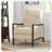 Mid-Century Modern Push Back Fabric Recliner Thick Cushion Wood Legs Stylish-1609296110