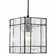 22cm H x 17cm W Glass Square Pendant Shade ( Screw On ) in Clear