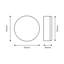 Philips LED Doris Ceiling Light 27K 17W IP44 (Single Pack)-79064723