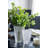 Vase - Set of 3 - 5.5" x 4" x 9" - Clear