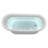 67'' x 29'' Freestanding Soaking Acrylic Bathtub