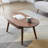 Jimon Solid Wood Top Coffee Table