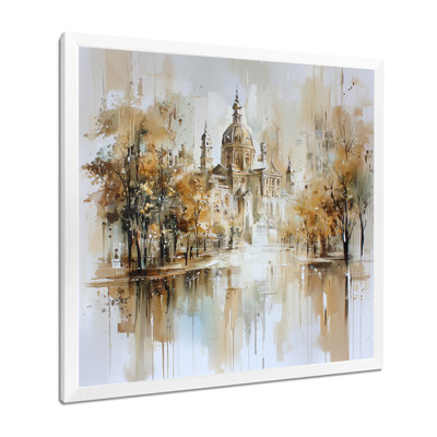 Watercolor Amsterdam Soft Dreamy Architecture II - Amsterdam Print Wall Art
