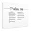 God Is Our Refuge and Strength Psalm 46 1 Piece Wrapped Canvas Wall Art-872227398