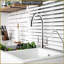 Austen & Co. Bilbao Kitchen Mixer Tap In Brushed Chrome With Twin Handles. Deck Mounted, 360 Degree Spout-1008707168
