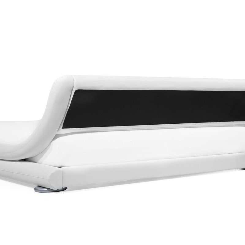 Guerrero Upholstered Bed, Super King (6'), White