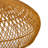 1-Light Rattan Pendant Light Fixture Dark Brown-408779614