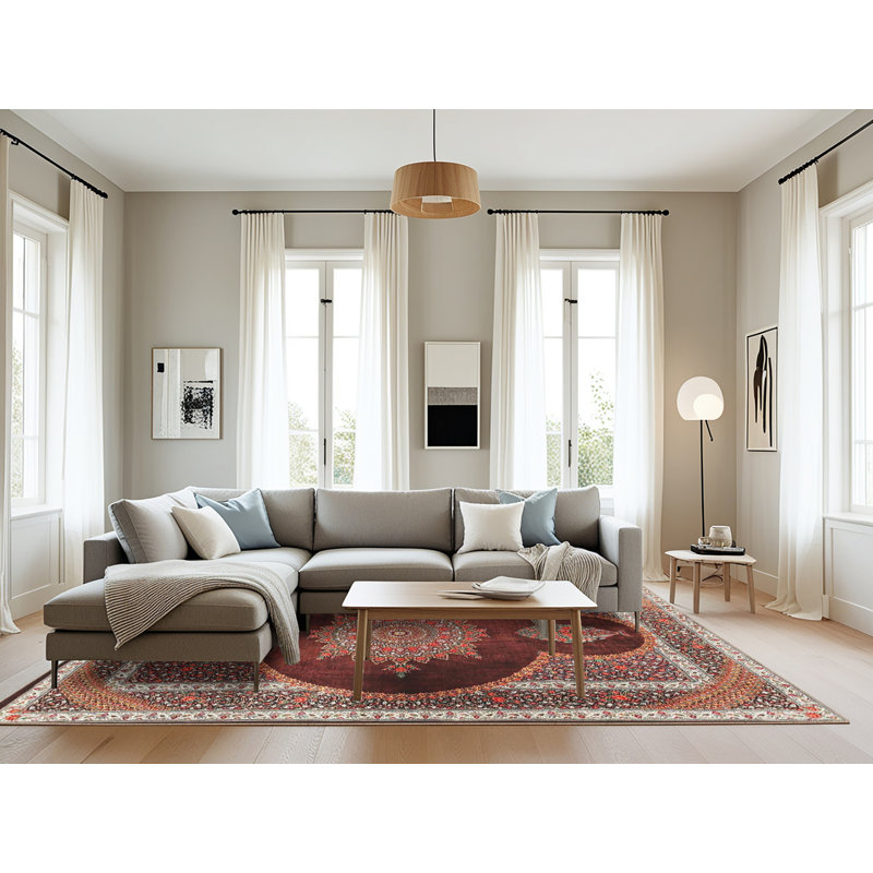 Oriental Indoor Rug, Rectangle 8' x 12'