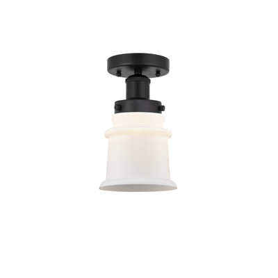 Alvi Glass Semi Flush Mount