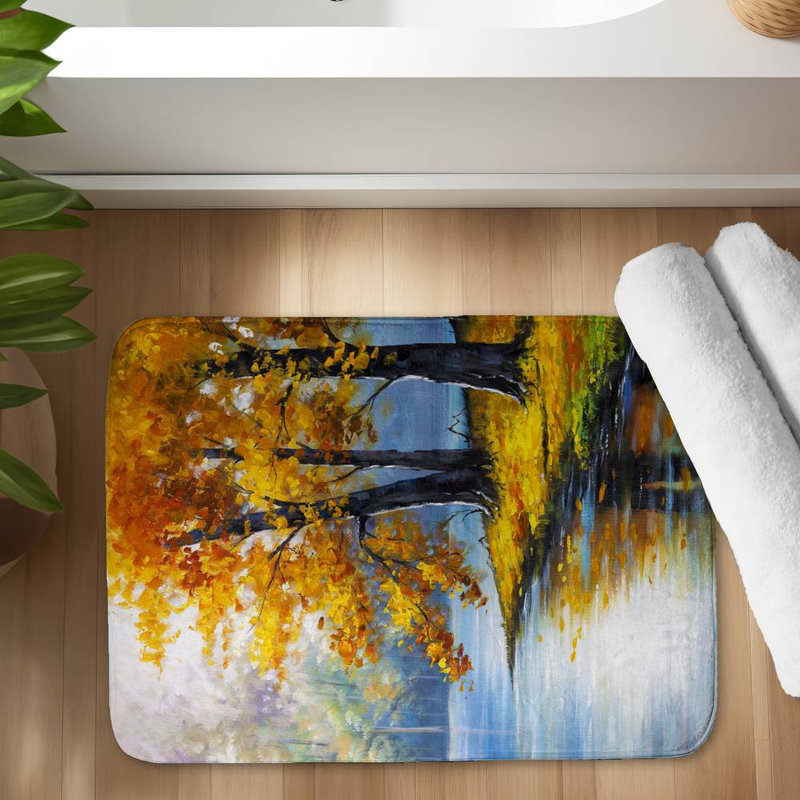 Fitore Non-Slip Bath Mat, 24" W x 17" L