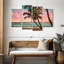Plage envoûtante - ensemble de 4 impressions sur toile tendue-432679822