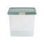 Wham Clip 14L Square Plastic Storage Boxes with Secure Clip Lock Lids. L:29 x W:29 x H:26cm-98970071