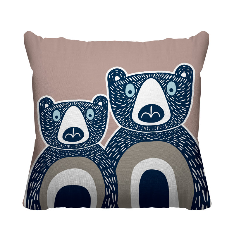 Coussin Berny, 19 po x 19 po, Ombre, Carré