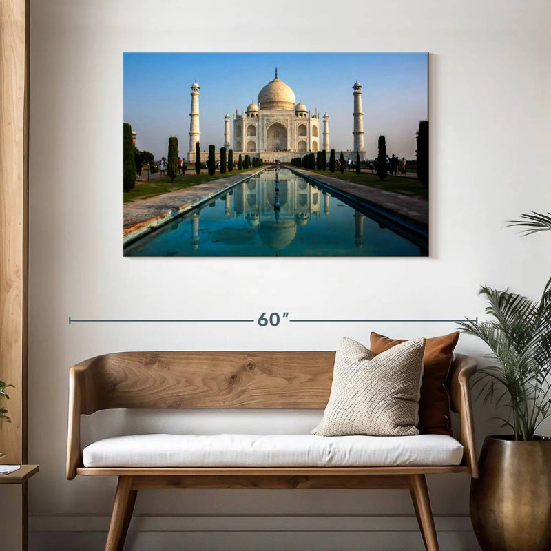 Adella Taj Mahal Pool Reflection, 30" H x 45" W