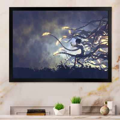 Jeu vidéo Fantasy Fight with Sentinel - reproduction sur toile