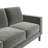 Ferranti 77" Velvet Square Arm Sofa-1826158379
