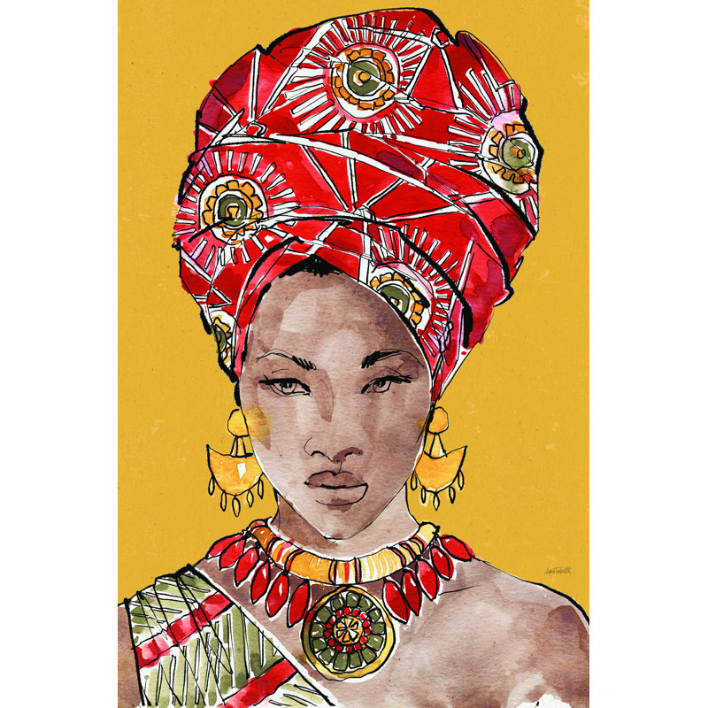 Flair africain IV terreux, H 8 po x l 12 po x P 1,25 po