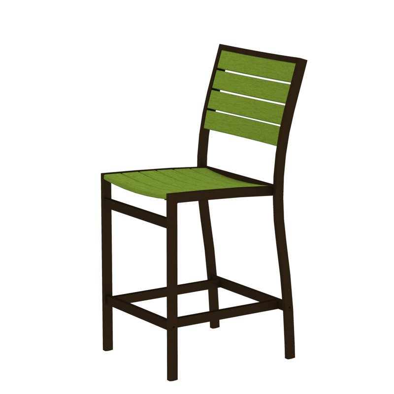 Chaise d'appoint de bureau POLYWOOD, Limette, Bronze texturé