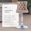 360°Swivel Bar Stools with Sliver Base-1959169141