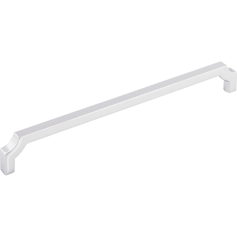Davenport 7 9/16" Center to Center Bar pull, 8 13/16" Center to Center, Polished Chrome