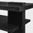 Black Solid Wood Rectangular Shape Console Table
