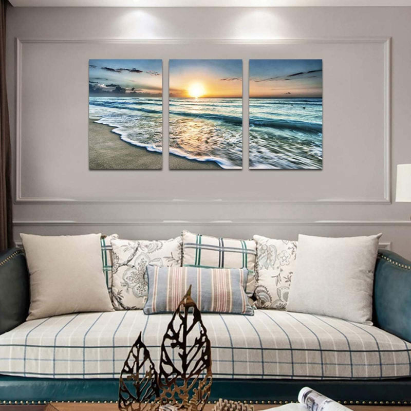 3 Piece Wrapped Canvas Print, 40 cm H x 30 cm W