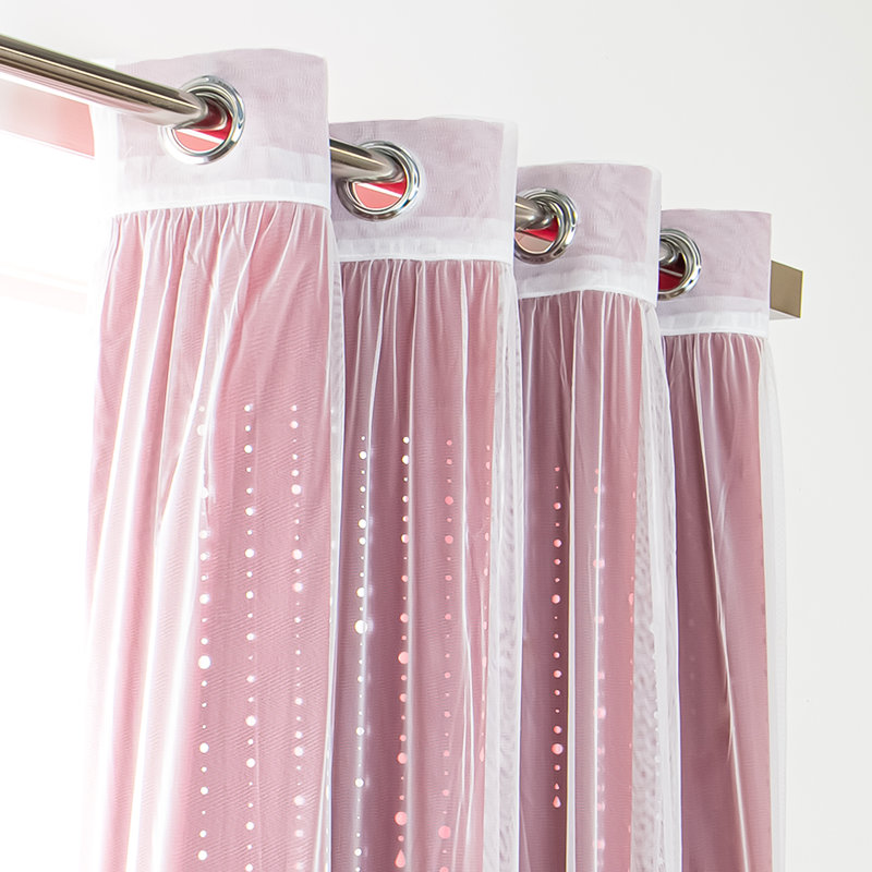 Exzavion Room Darkening Curtain, Cardinal Red
