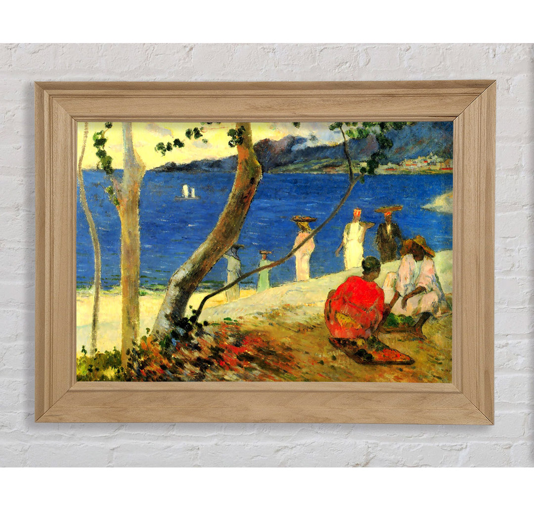 Gauguin Strand-Szene - Druck