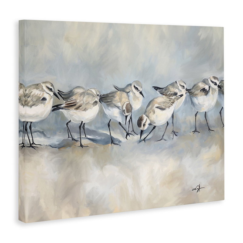«Sandpiper Birds Mirage», conception par Ramona Murdock, H 16 po x l 20 po