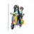 Couple On Scooter by P.D. Moreno - Painting on Canvas-76560578-76560579