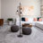 70" 3-lights Industrial Black Tree Floor Lamp