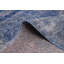 Tapis bleu foncé à transition de couleur 9 pi 6 po x 12 pi 3 po