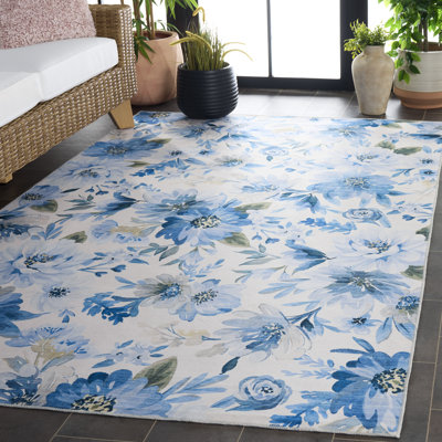 Tapis bleu clair / bleu Haynie 852