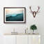 Surfing at Sunrise in Abstract - Picture Frame Graphic Art Print-55724744-55724745