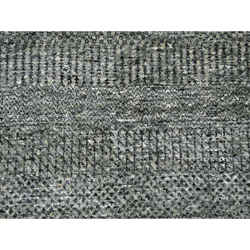 Tapis unique gris 12 pi 1 po x 18 pi 2 po Woullard