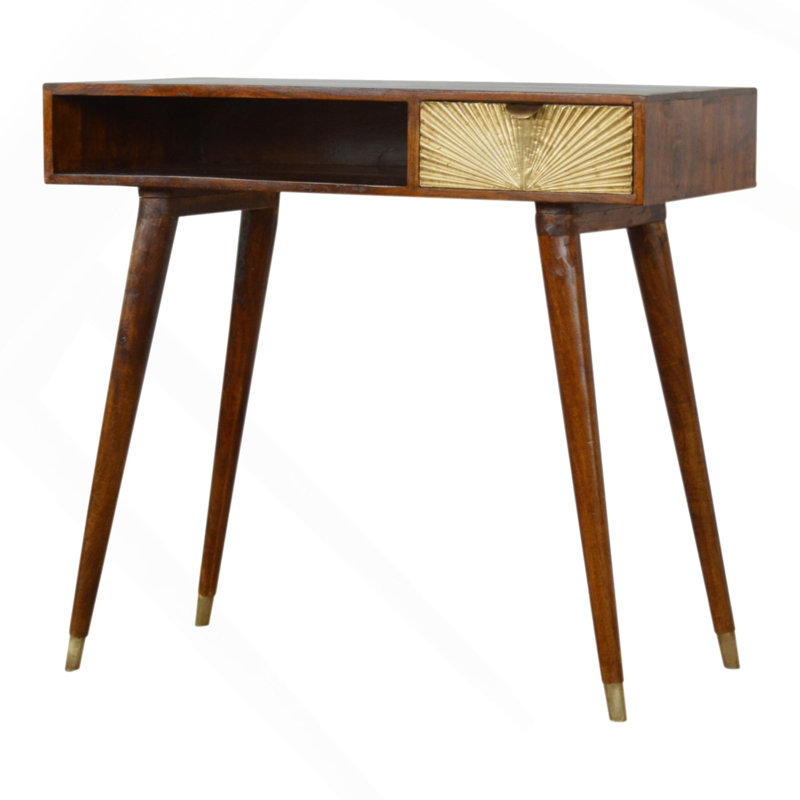 Bureau d'écriture doré