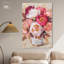 Art floral sur toile, belles pivoines-105672262-105672342
