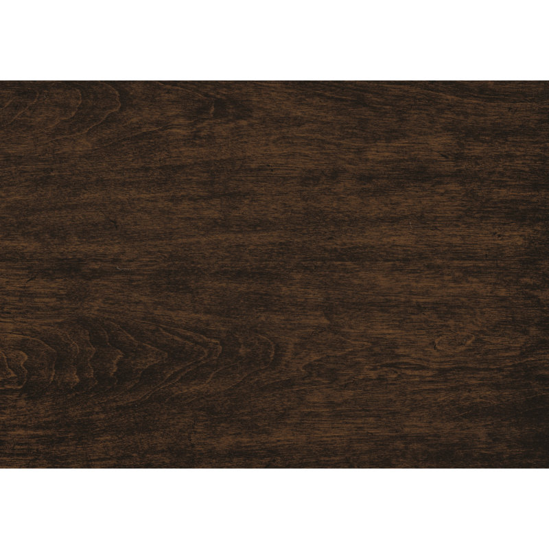 Table de bout de salon en brun avec port de charge et compartiment en bois à finition tiroir