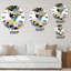 Minimal Formes fluides dans le style Bauhaus Memphis - horloge murale moderne-60329156