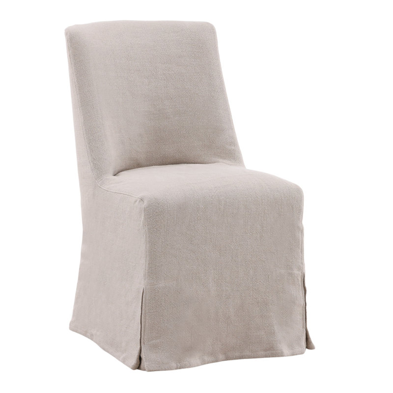 Craig Hardwood Upholstered Dining Chair, Natural Linen