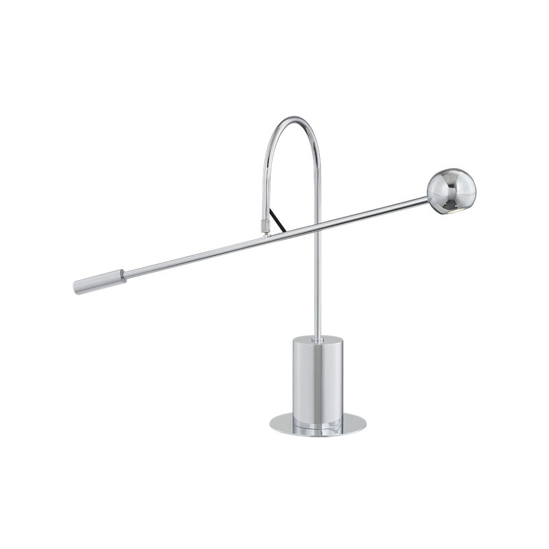 Micro-Orbiter Rechargeable Table Lamp by Sonneman, Polished Chrome