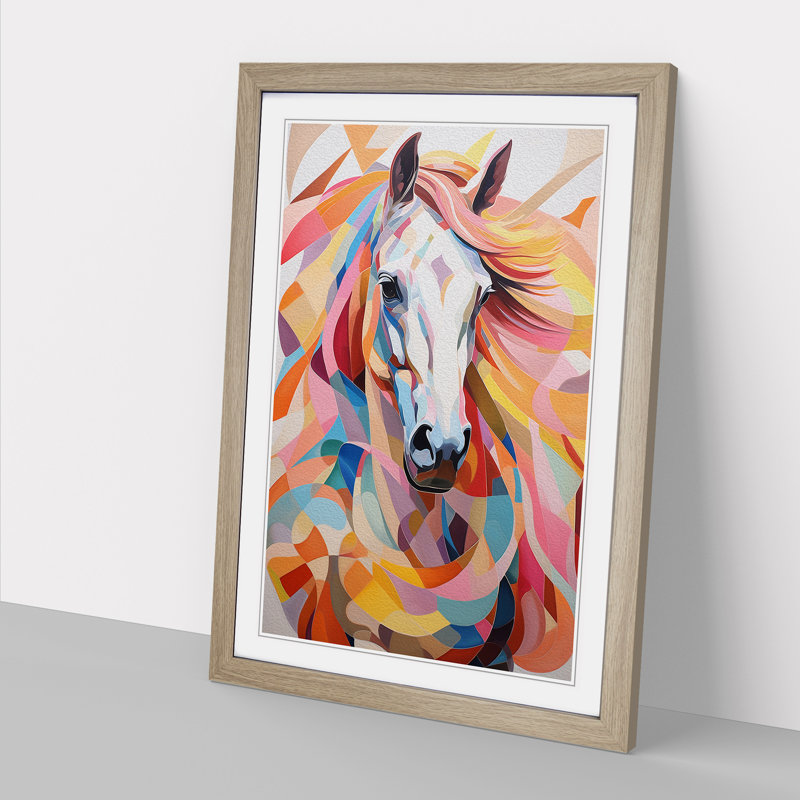 Horse Colour Field - Framed Print