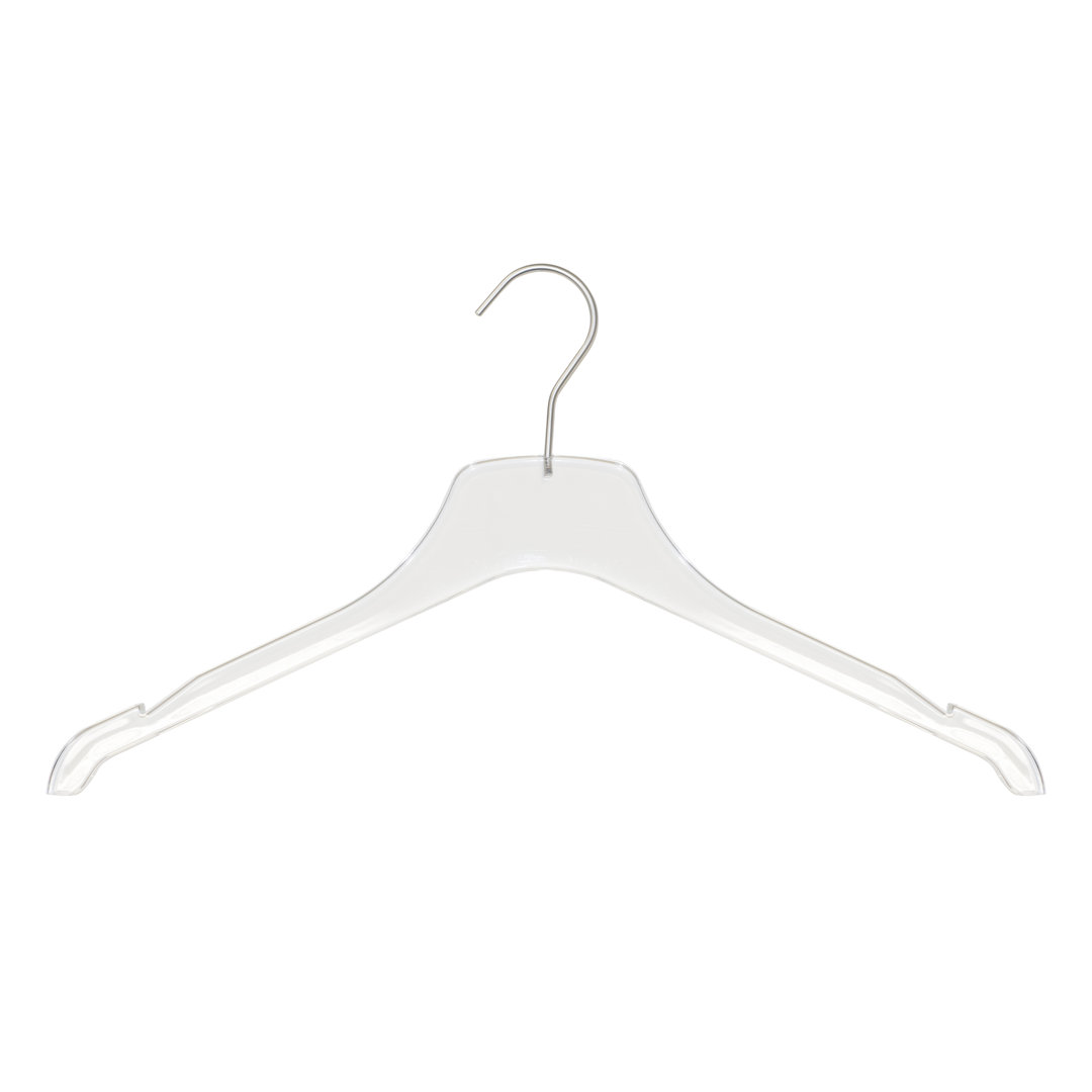 Friesen Acrylic Shirt Hanger for Dress/Shirt/Sweater (Set of 12) Rebrilliant 