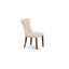 L'ensemble de salle à manger 3 pièces comprend une table de salle à manger ronde avec piédestal et 2 chaises Parson revêtues de tissu Gotham foncé, noir brossé-1026097538-1026097537-965996244