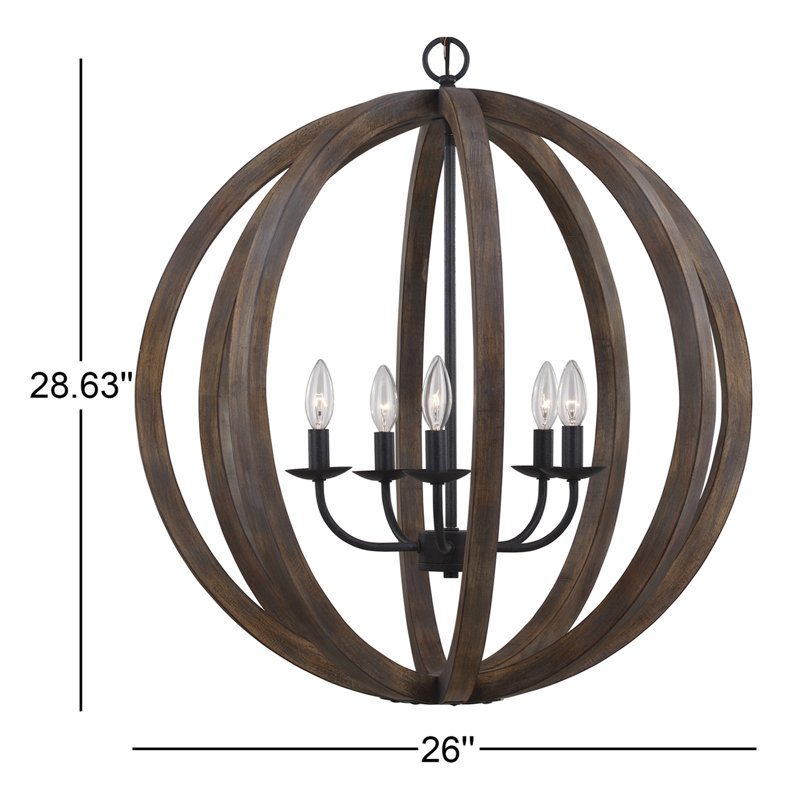 Maxwell Iron 5-Light Chandelier