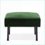 Canapés-lits: Moderne en forme de L à 2 places avec repose-pieds, polyester vert sauge, pour petit salon chambre bureau | Vert sauge | En forme de L-1985229976-1985229977-1985229979