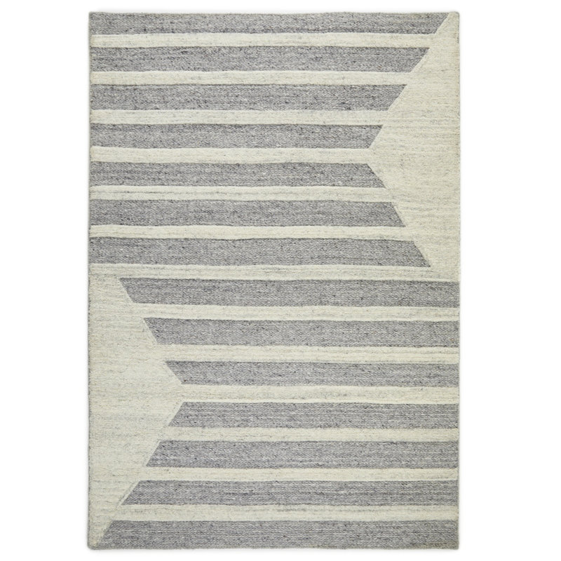 Hardt Striped Hand Woven Area Rug, Rectangle 120 x 170cm